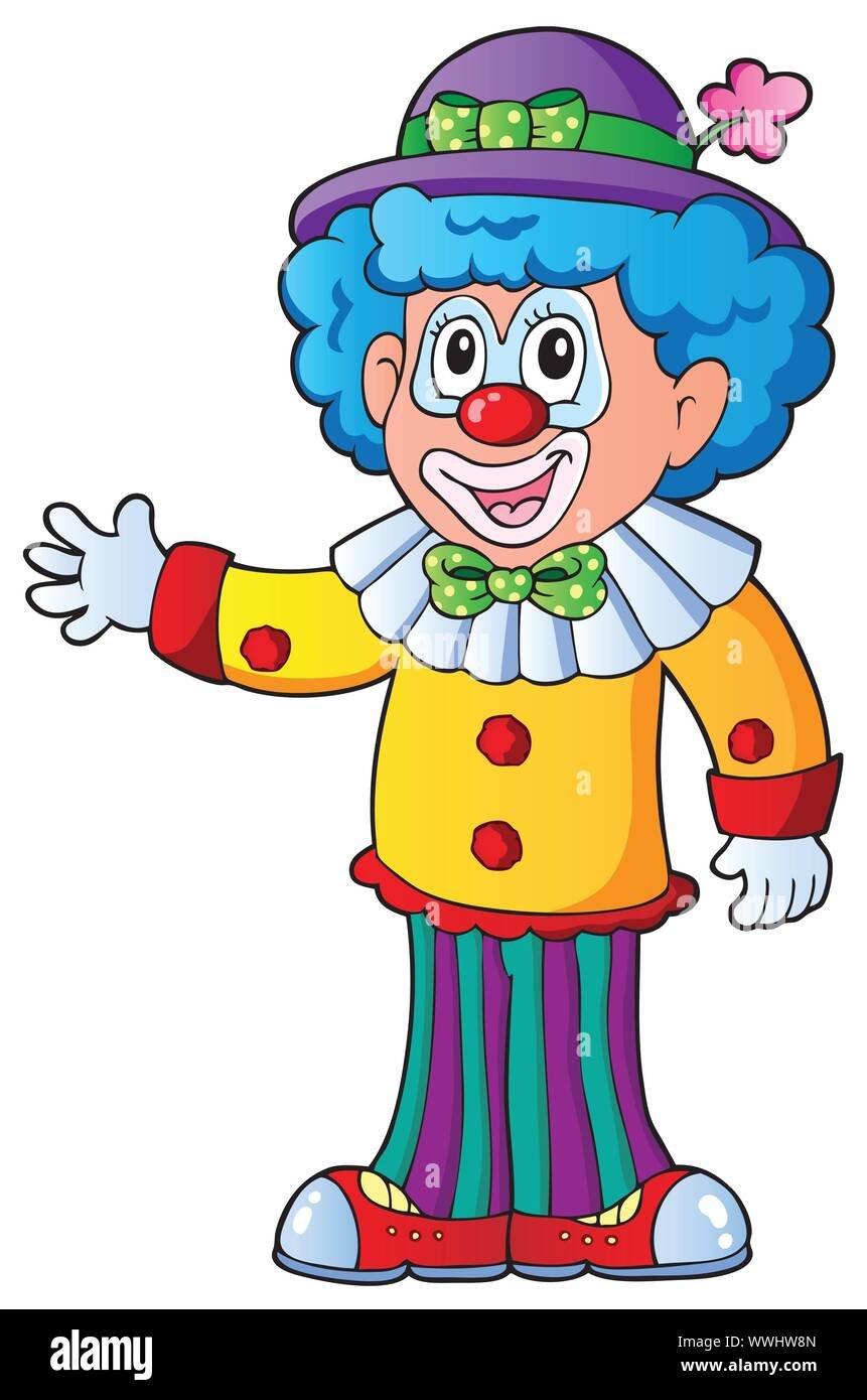 Веселый клоун для детей