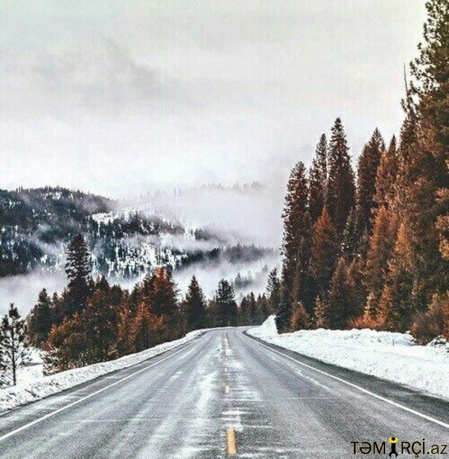 Заснеженная дорога