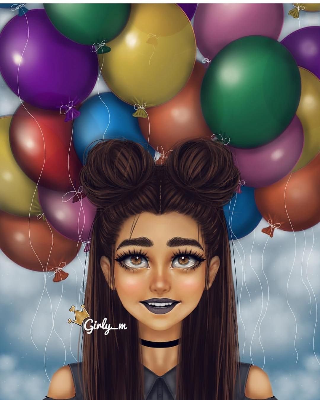 Девушка с шарами