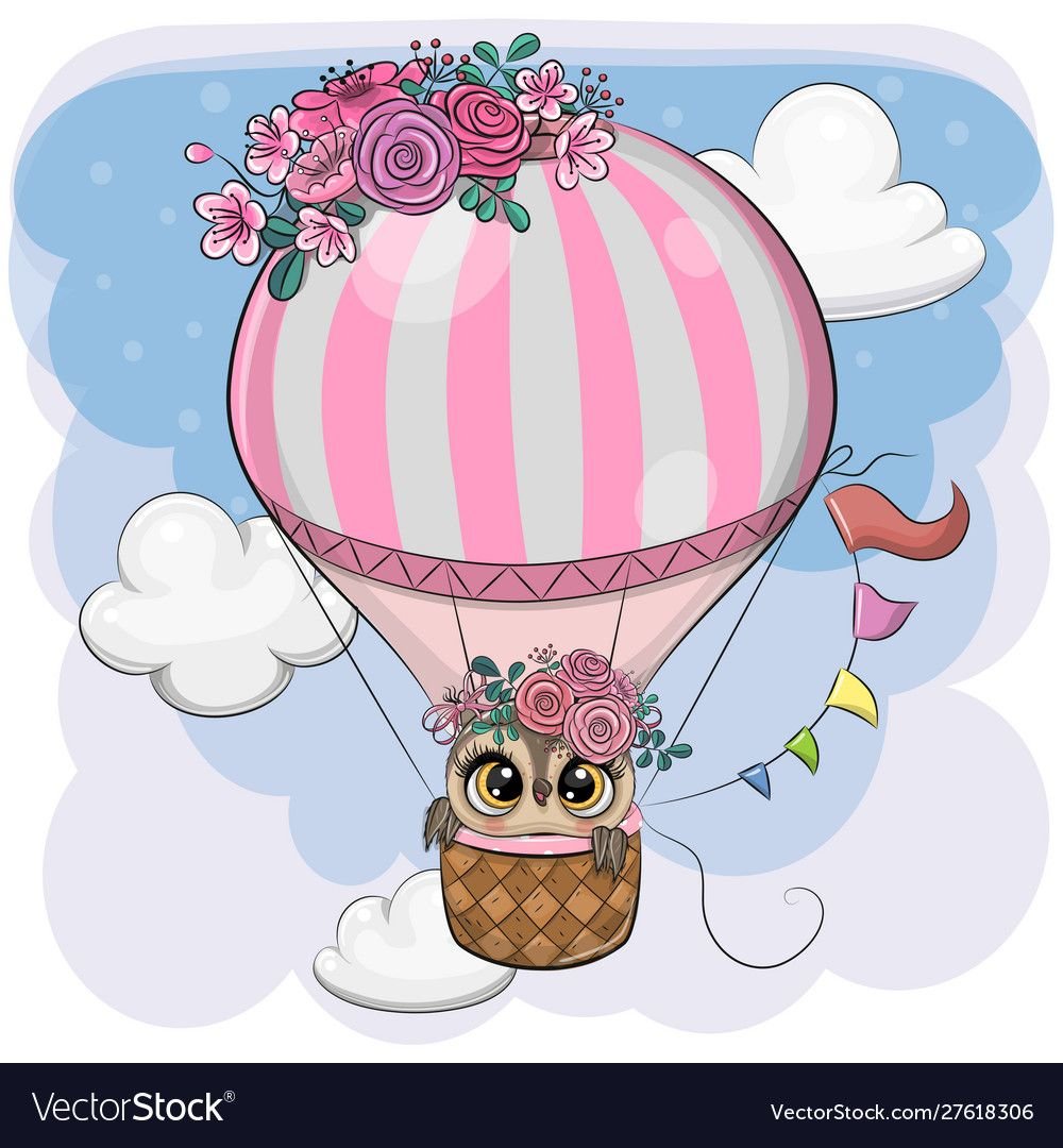 Мультяшные дети с шариками