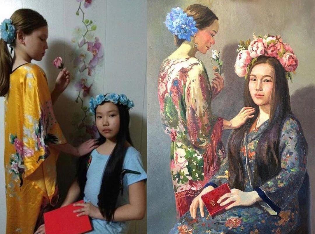 Якутская живопись Олонхо