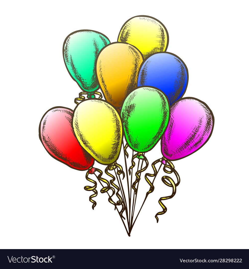 Шарики розовые мультяшные