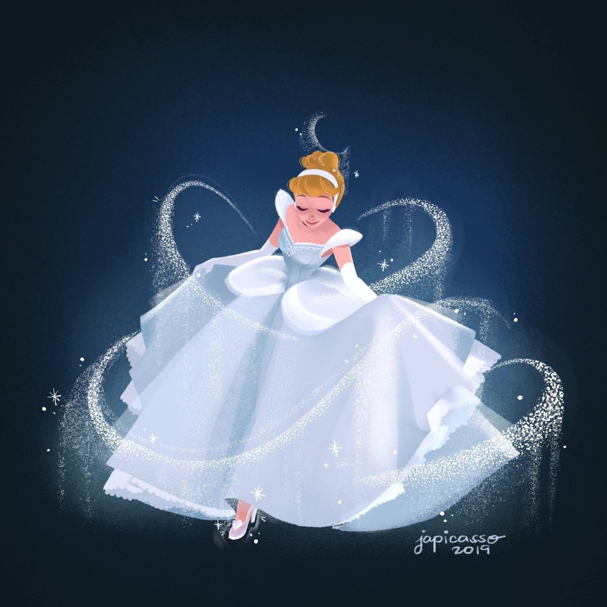 Принцессы Дисней Золушка лицо