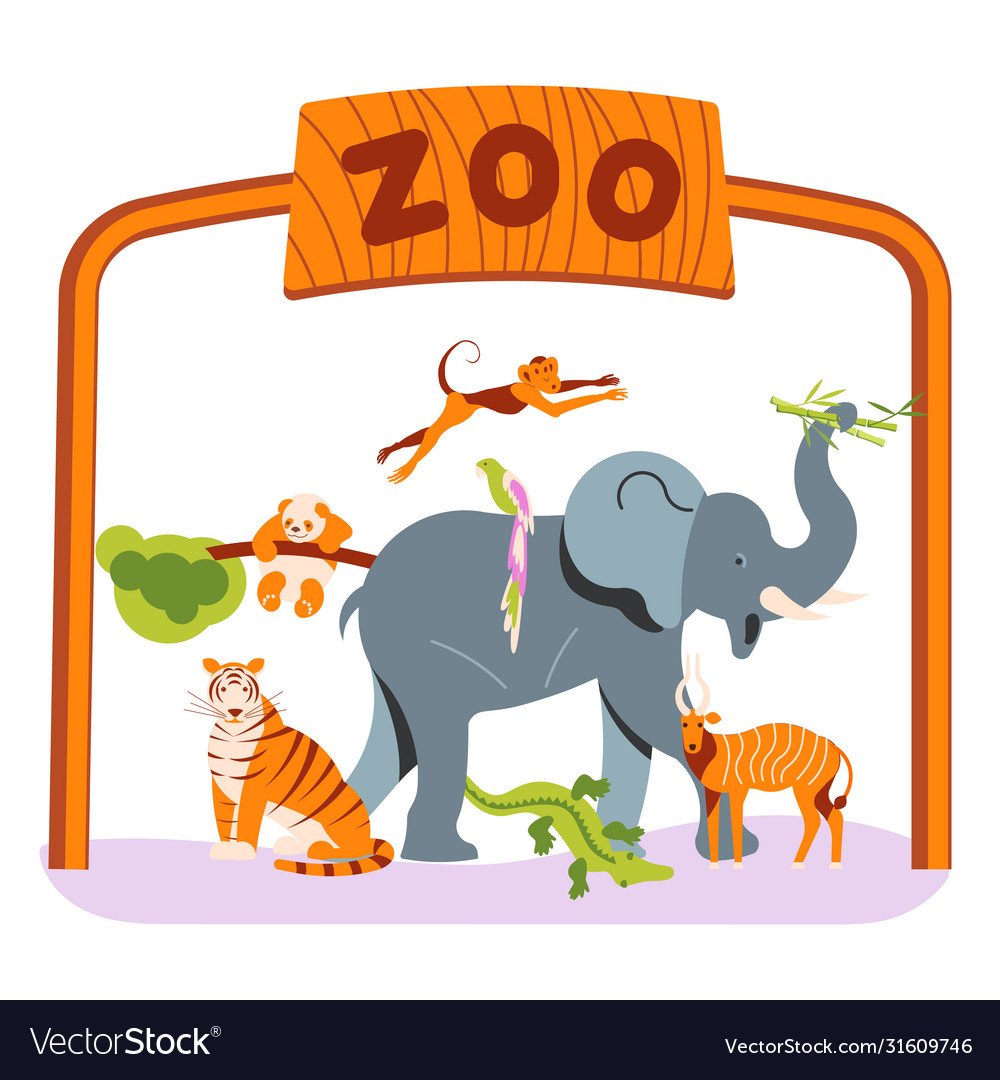 Табличка зоопарк для детей