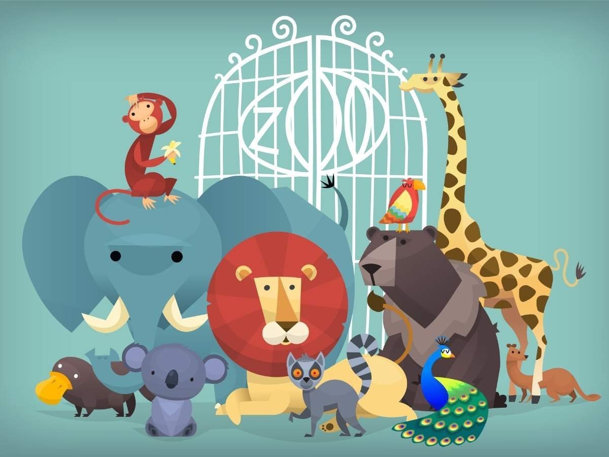 Зоопарк иллюстрация вектор