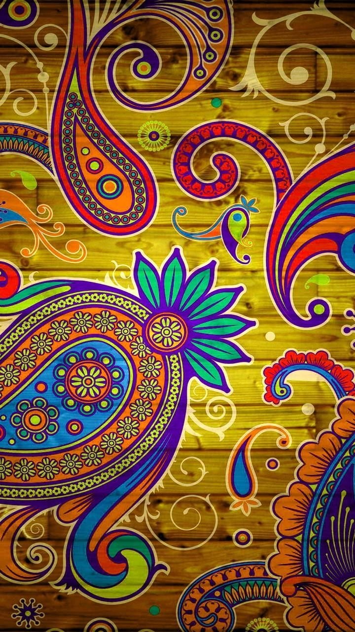 Индийский огурец орнамент