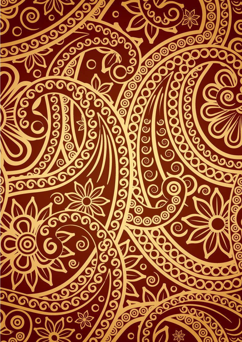Индийский орнамент пейсли