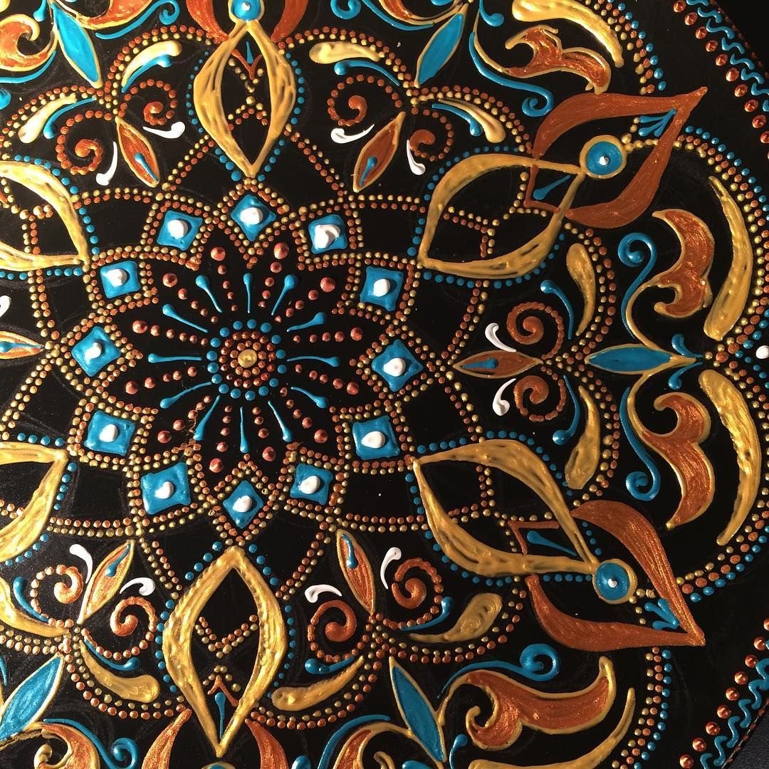 Точечная роспись стиль Арабески