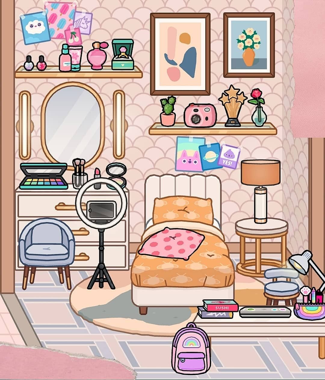 Toca Life World комнаты