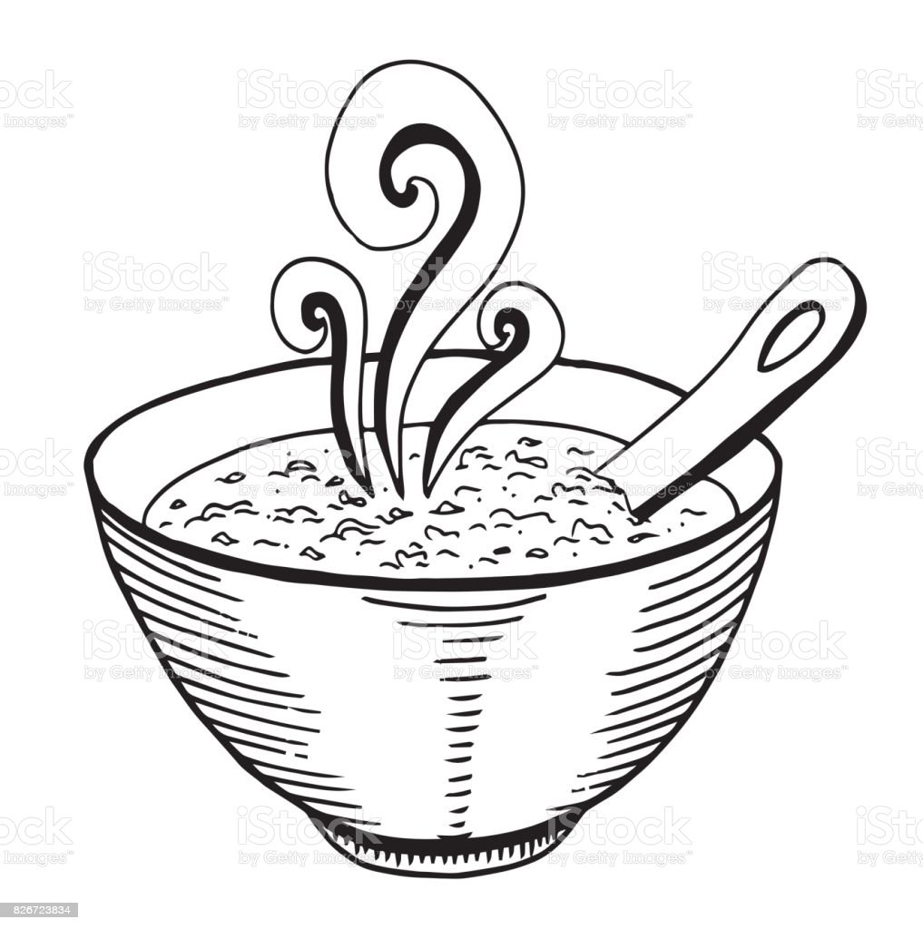 Каша черно белая