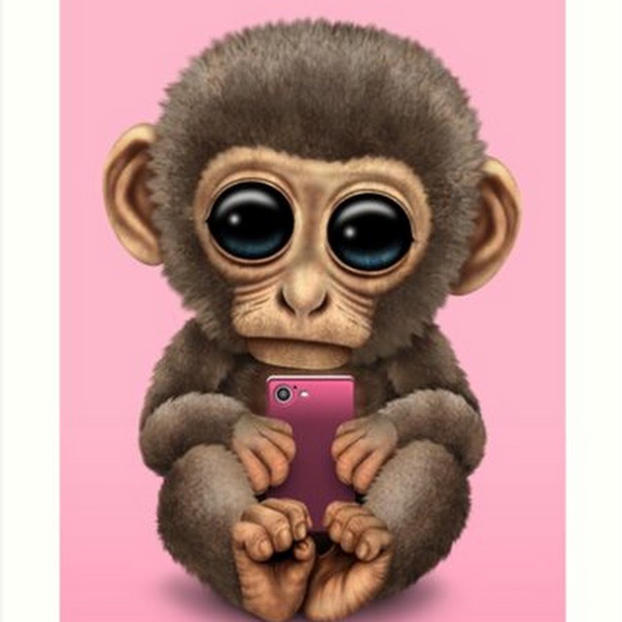 Мартышка алмазная мозаика