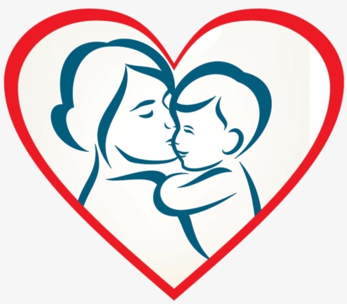 Мать и ребенок картинки рисованные