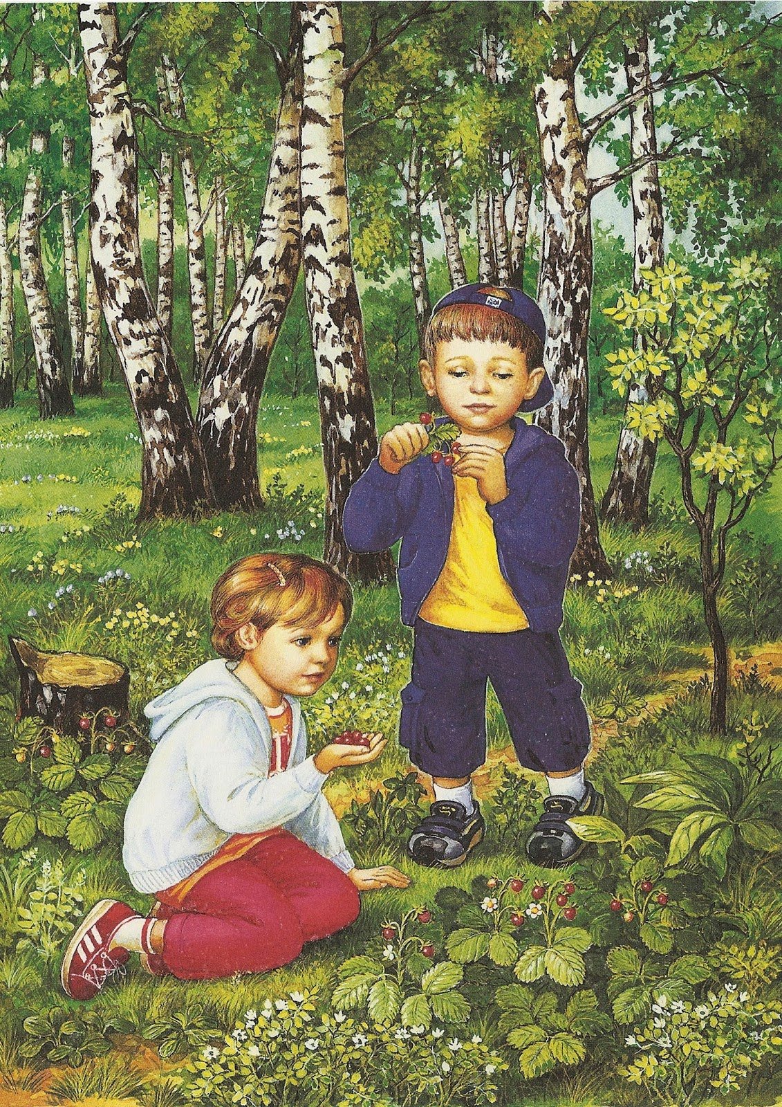 Картина лето для детей