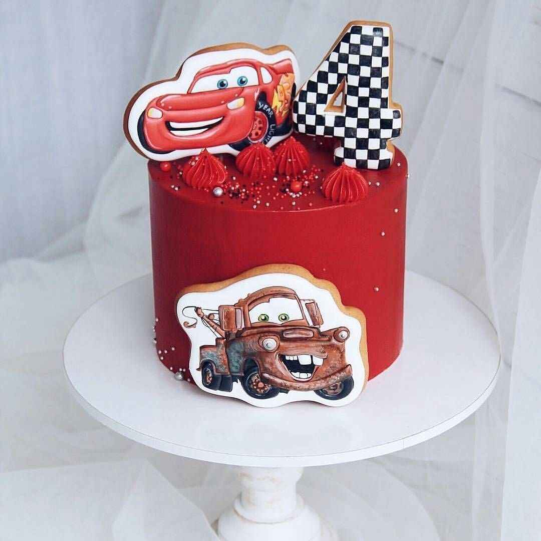 Торт для мальчика молния Маккуин