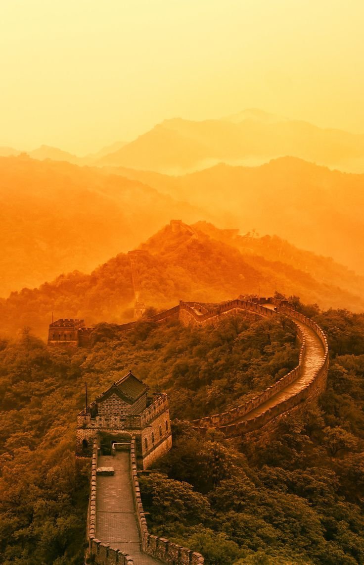 Великая китайская стена Пекин пейзаж