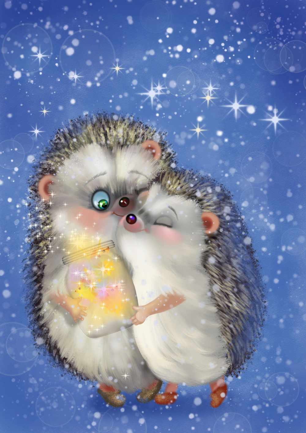 Картинки с Ёжиками милые любовные