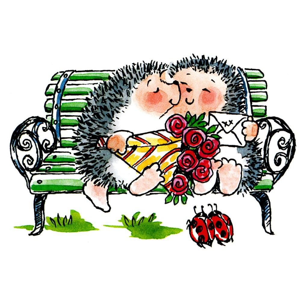 Влюбленные ежики