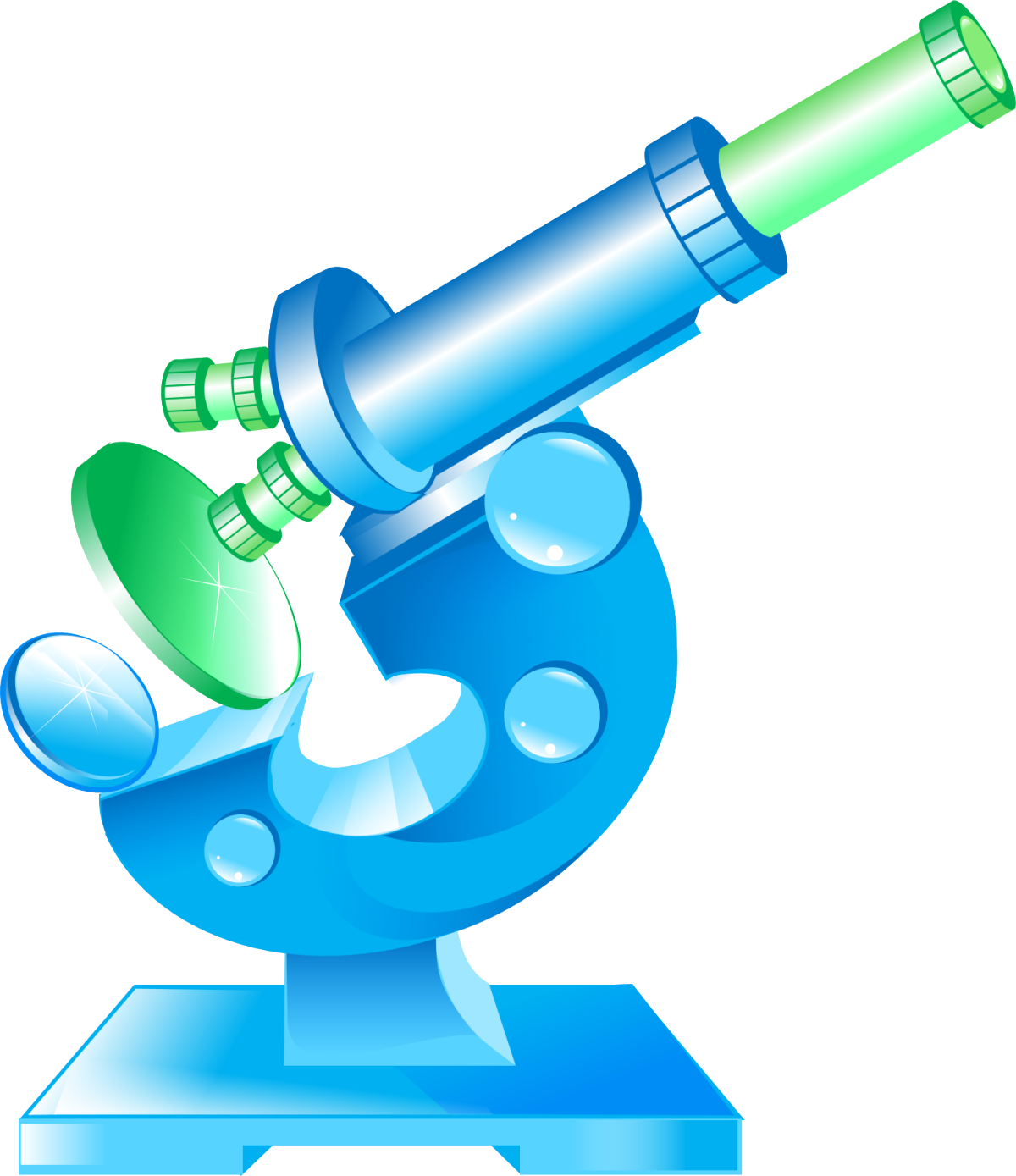 Микроскоп мультяшный