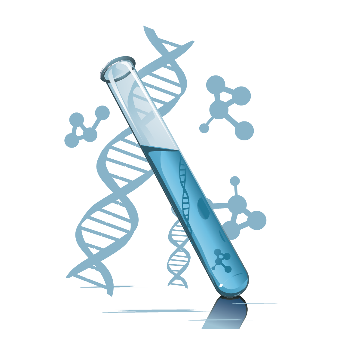 Пробирки без фона