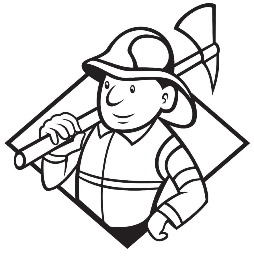 Раскраска спасатели