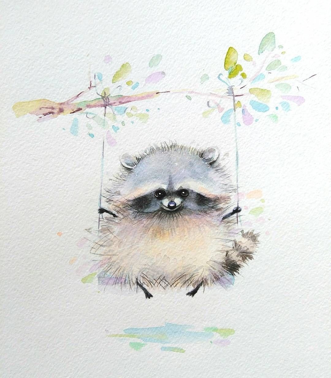 Милые Акварельные иллюстрации