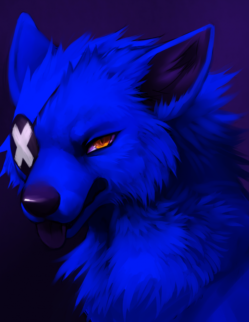 Аниме волчица