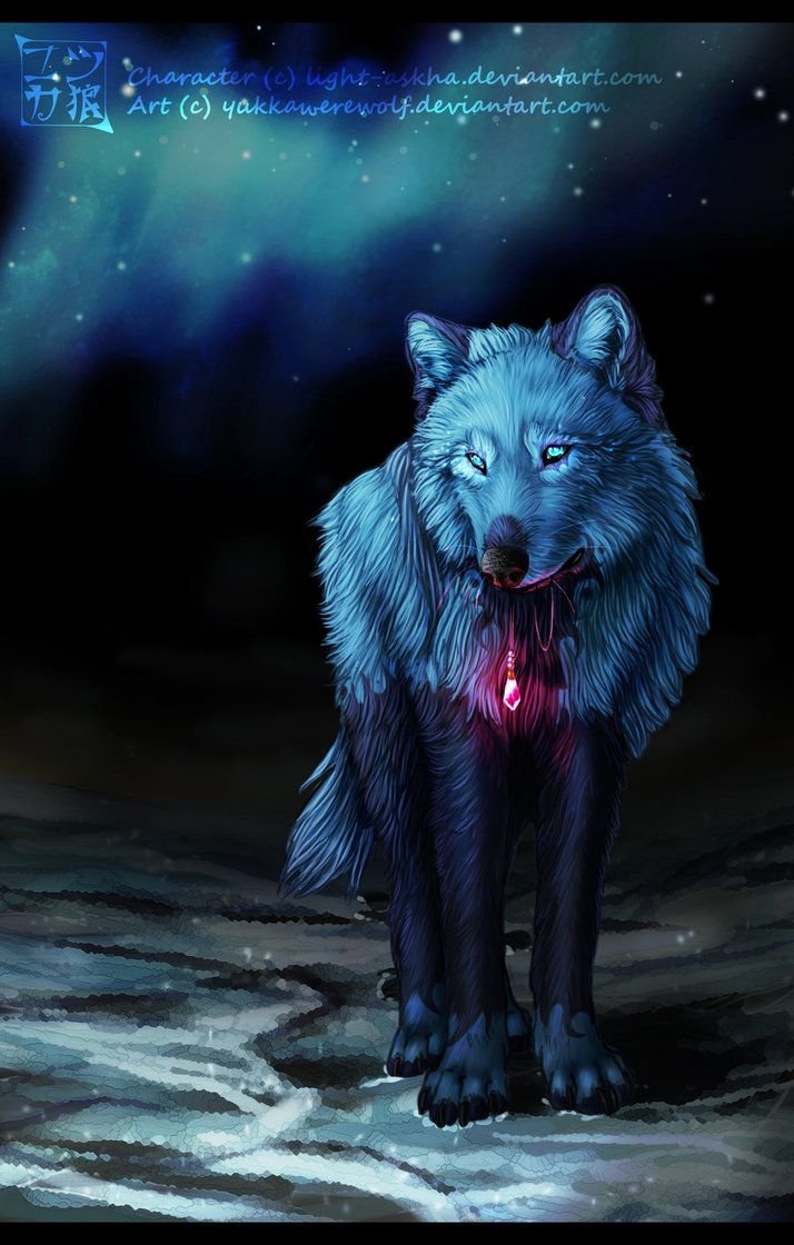 Неоновый волк