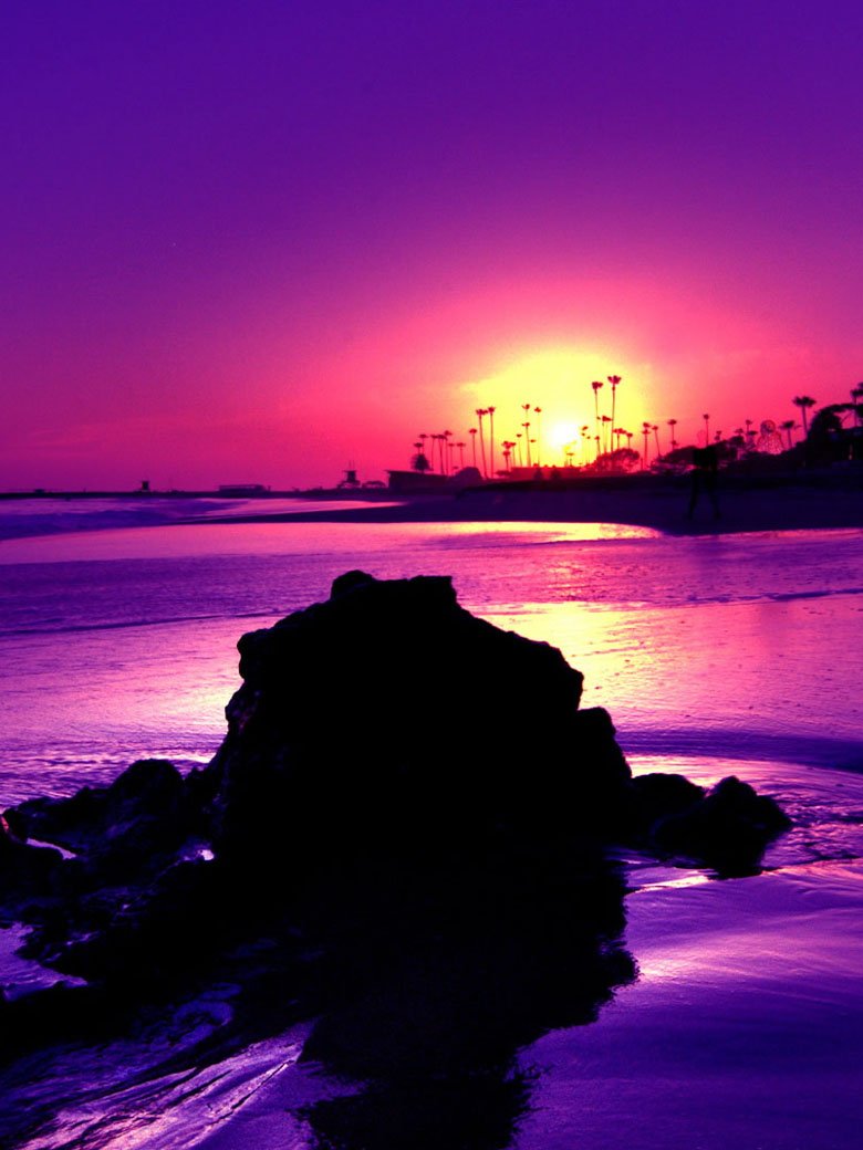 Фиолетовый пейзаж