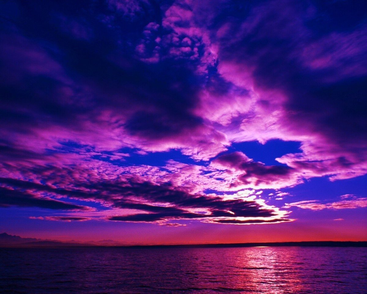 Пурпурный закат