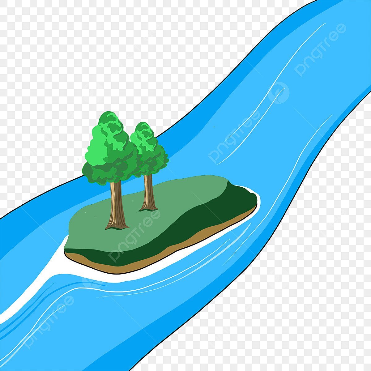 Ручеек клипарт