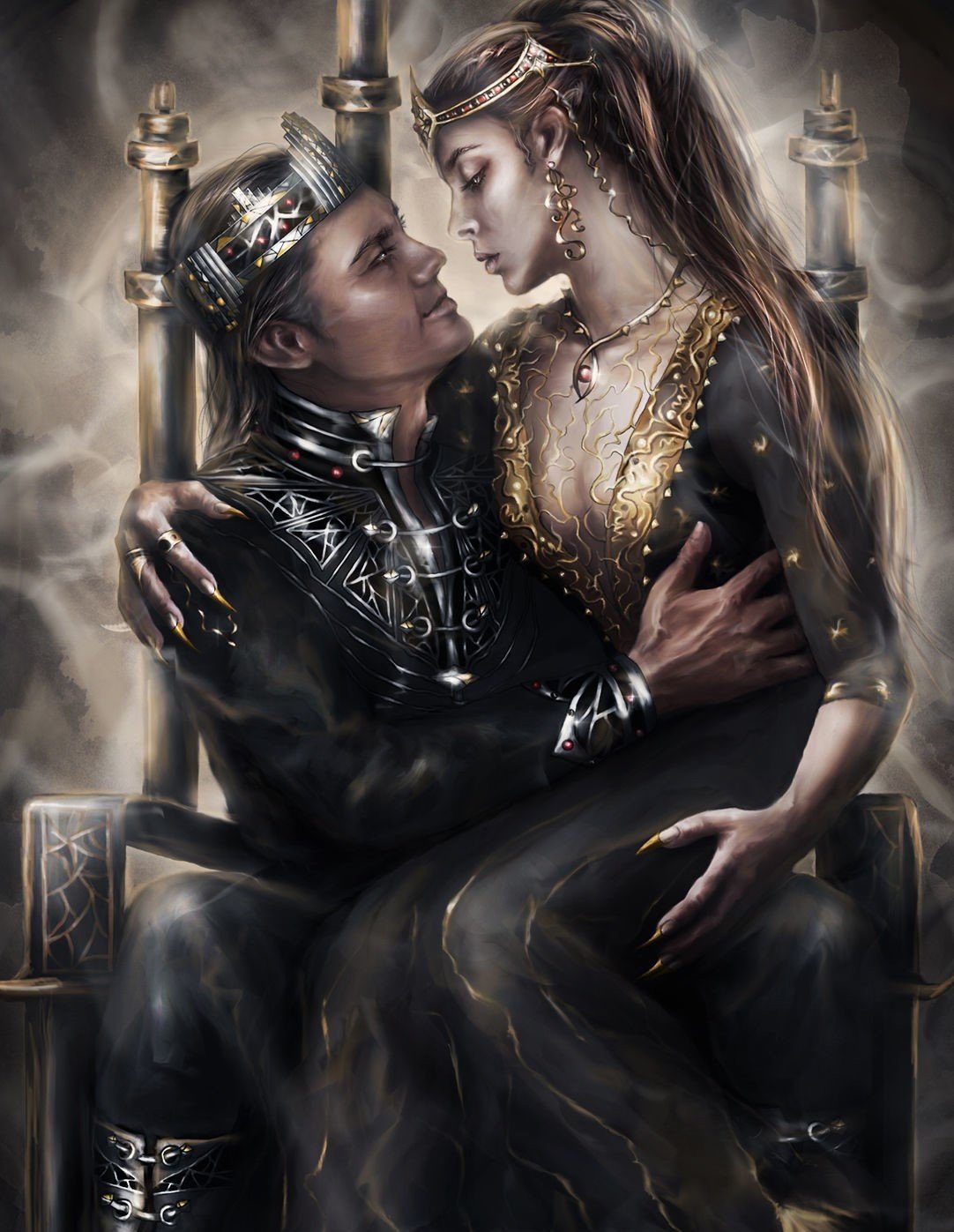 Женщина вдохновляет мужчину на полвинм