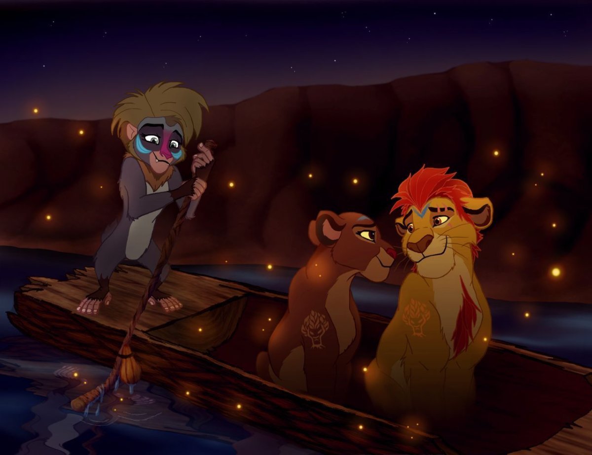 Спокойный персонаж из мультика Дисней