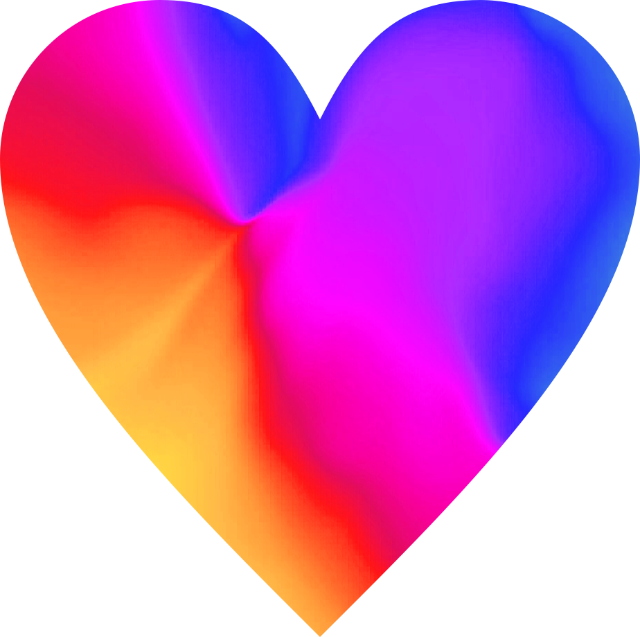 Радужное сердце