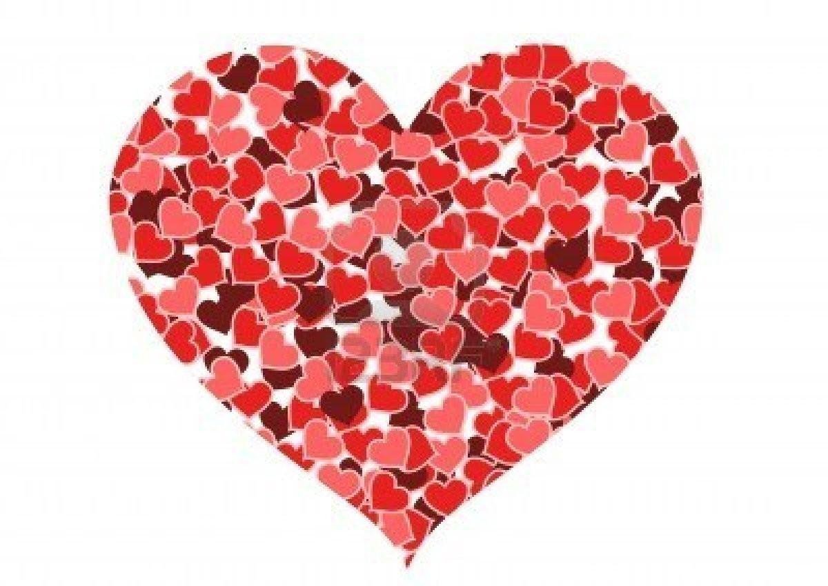 Сердечки большие и маленькие