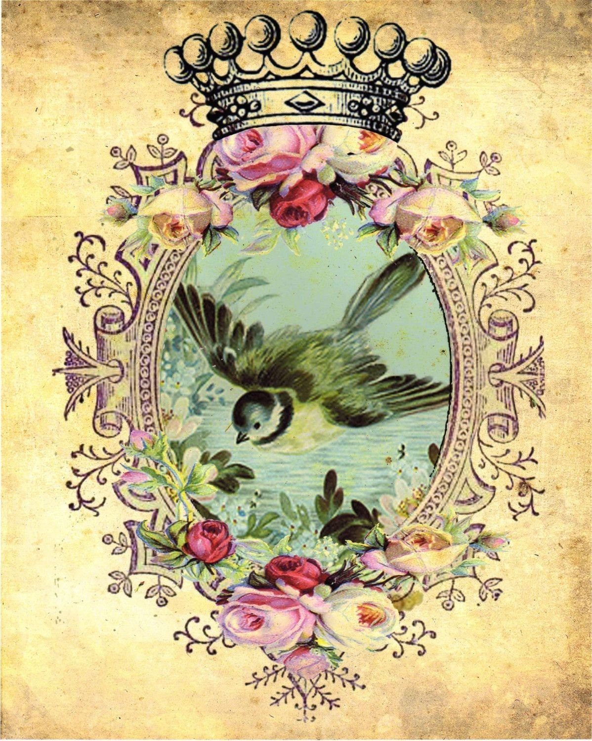 Винтажные изображения для декупажа