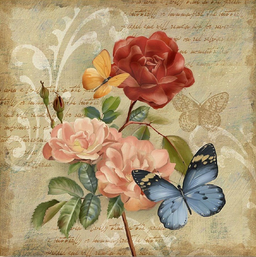 Винтажные цветы