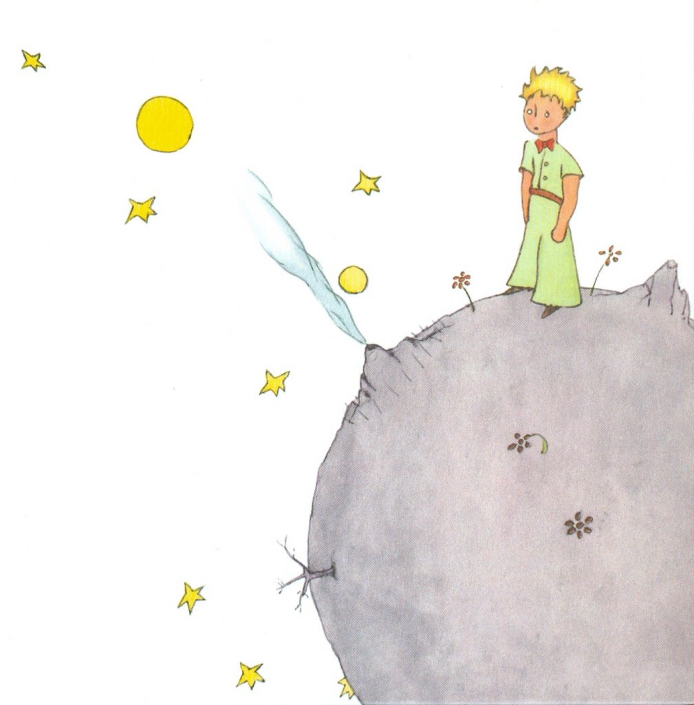 Маленький принц иллюстрации Экзюпери роза