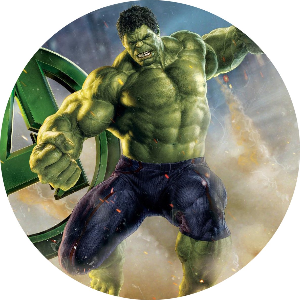 Марвел круглые Халк