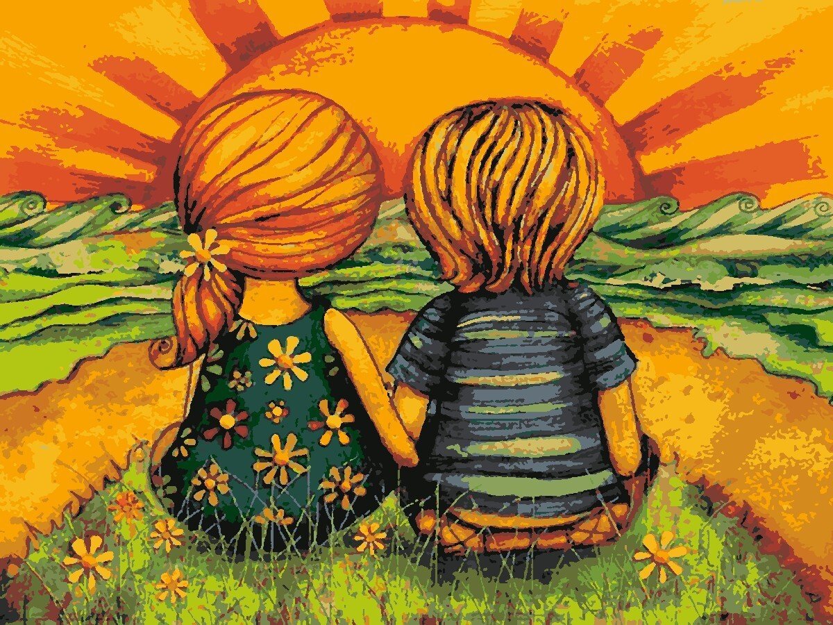 Сердце мелом