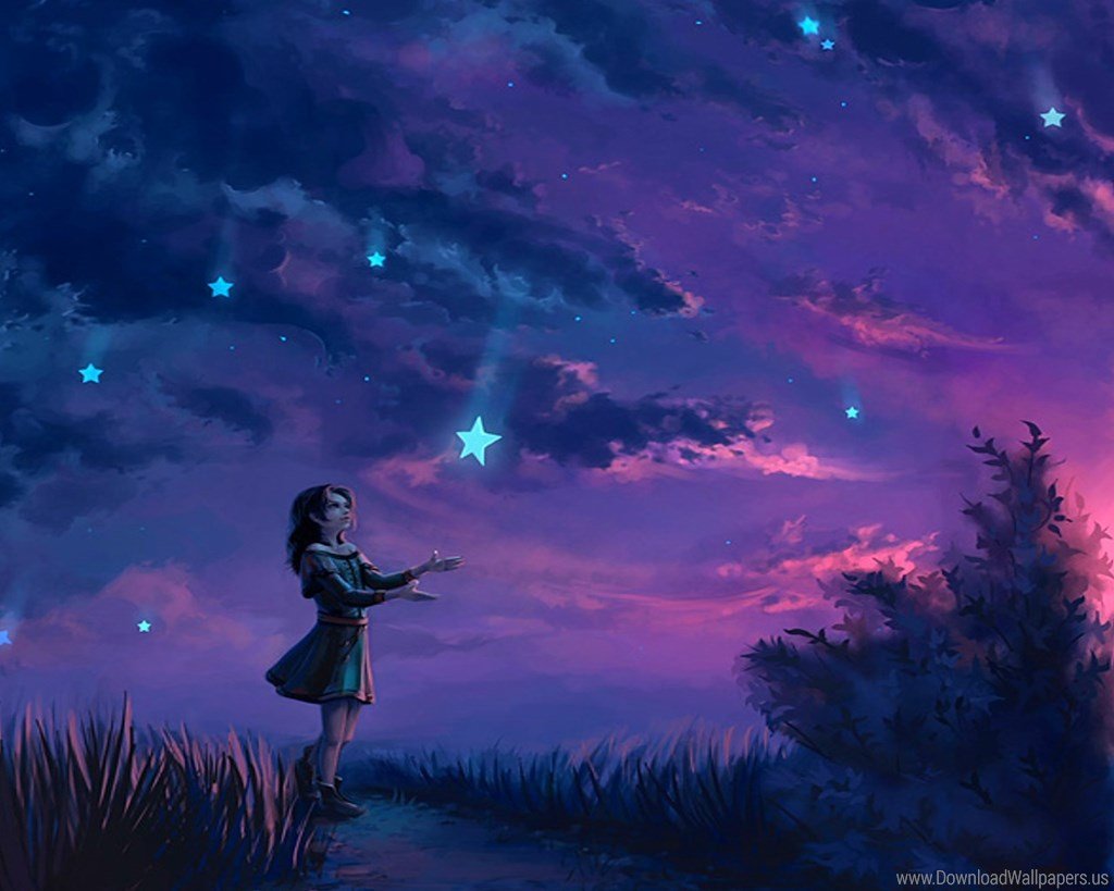 Звездопад девушка