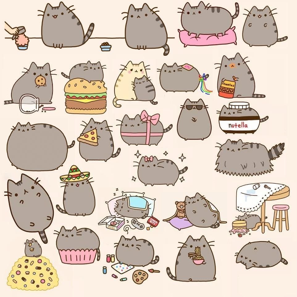 Кавайный котик Пушин