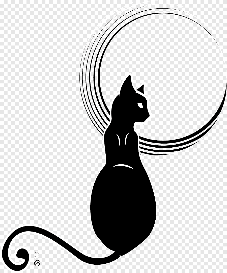 Силуэт кошки