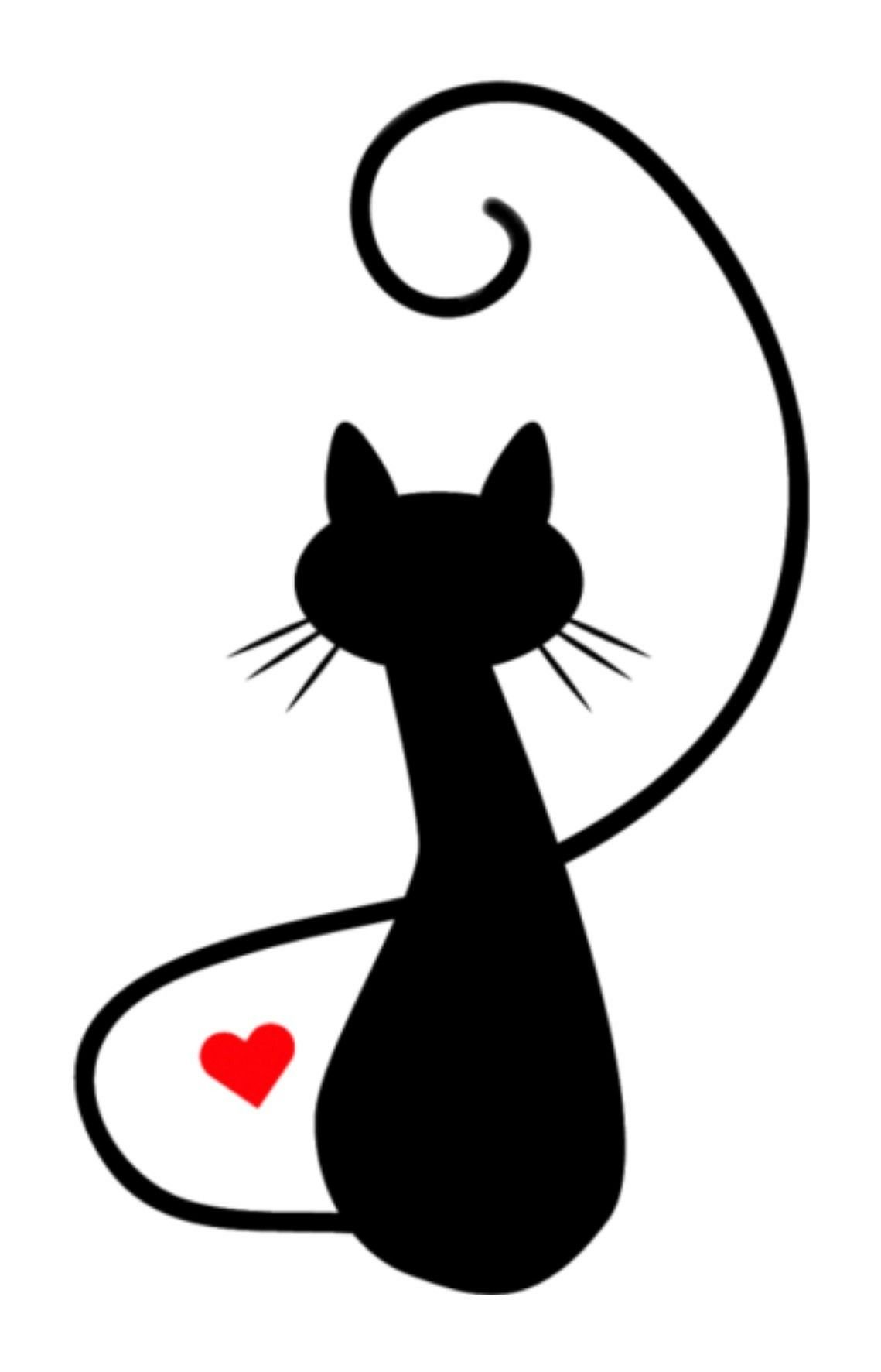 Силуэт кошки