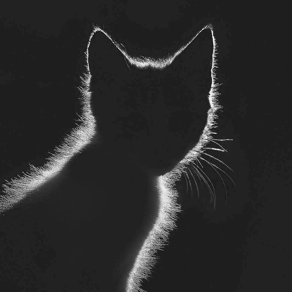 Силуэт кота