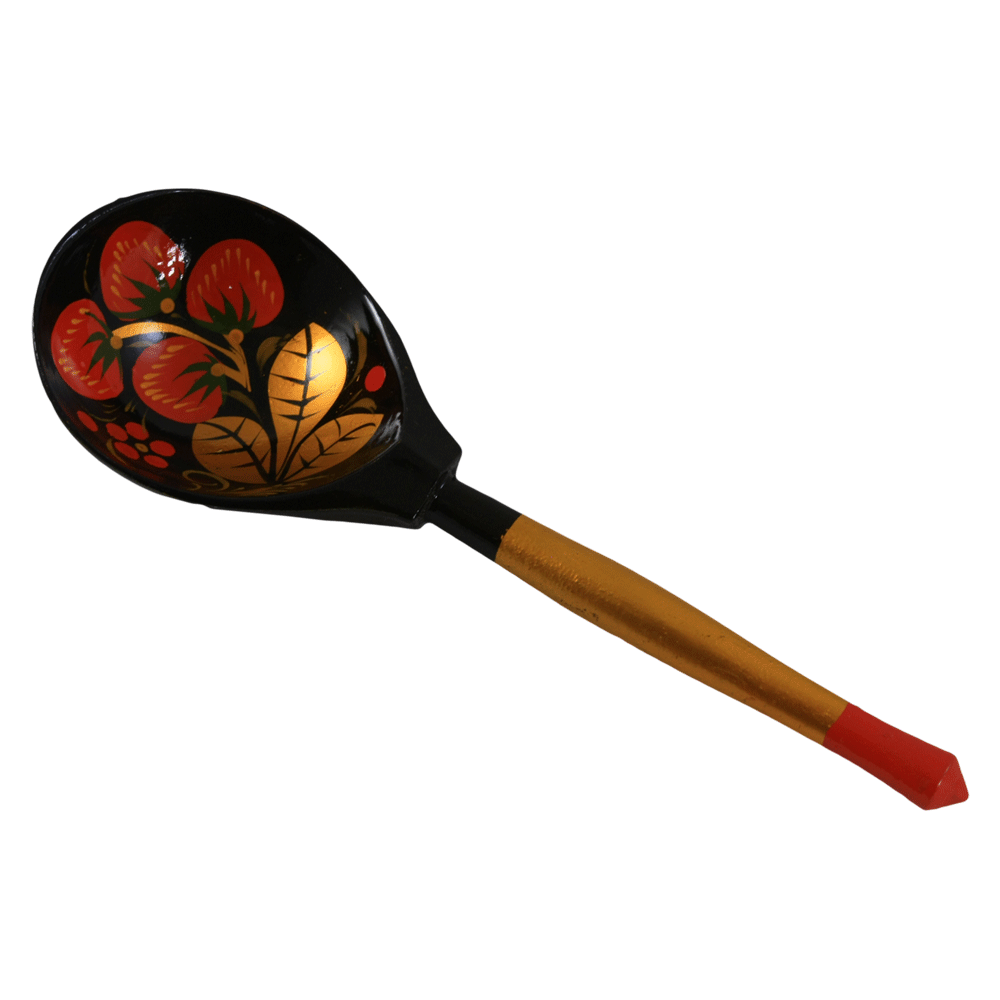Ложка Хохломская рисуем