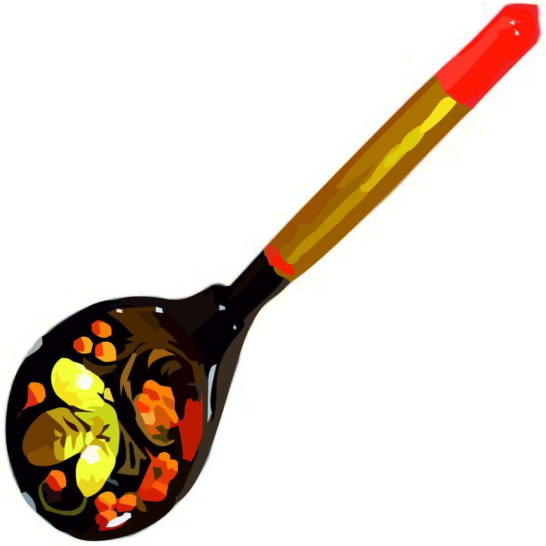 Ложка столовая Хохломская