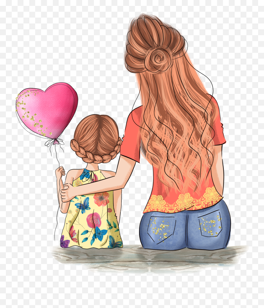 Две девушки со спины