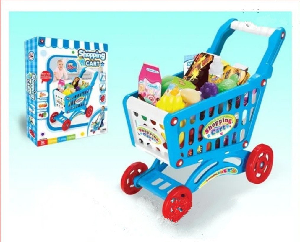 Тележка для магазина игрушечная