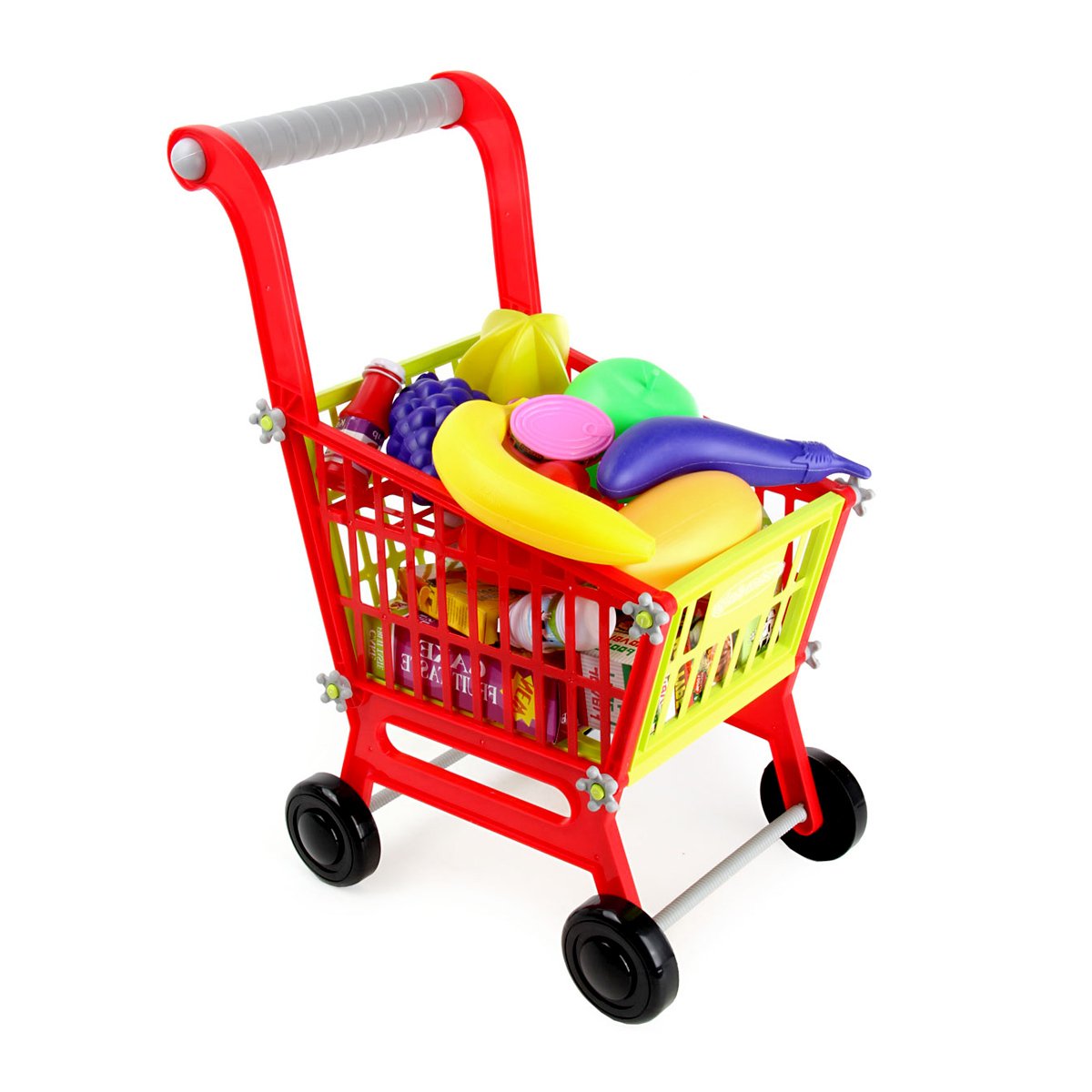 Игровой набор тележка с овощами shopping Kart Box 42x30x6 см, арт.905.