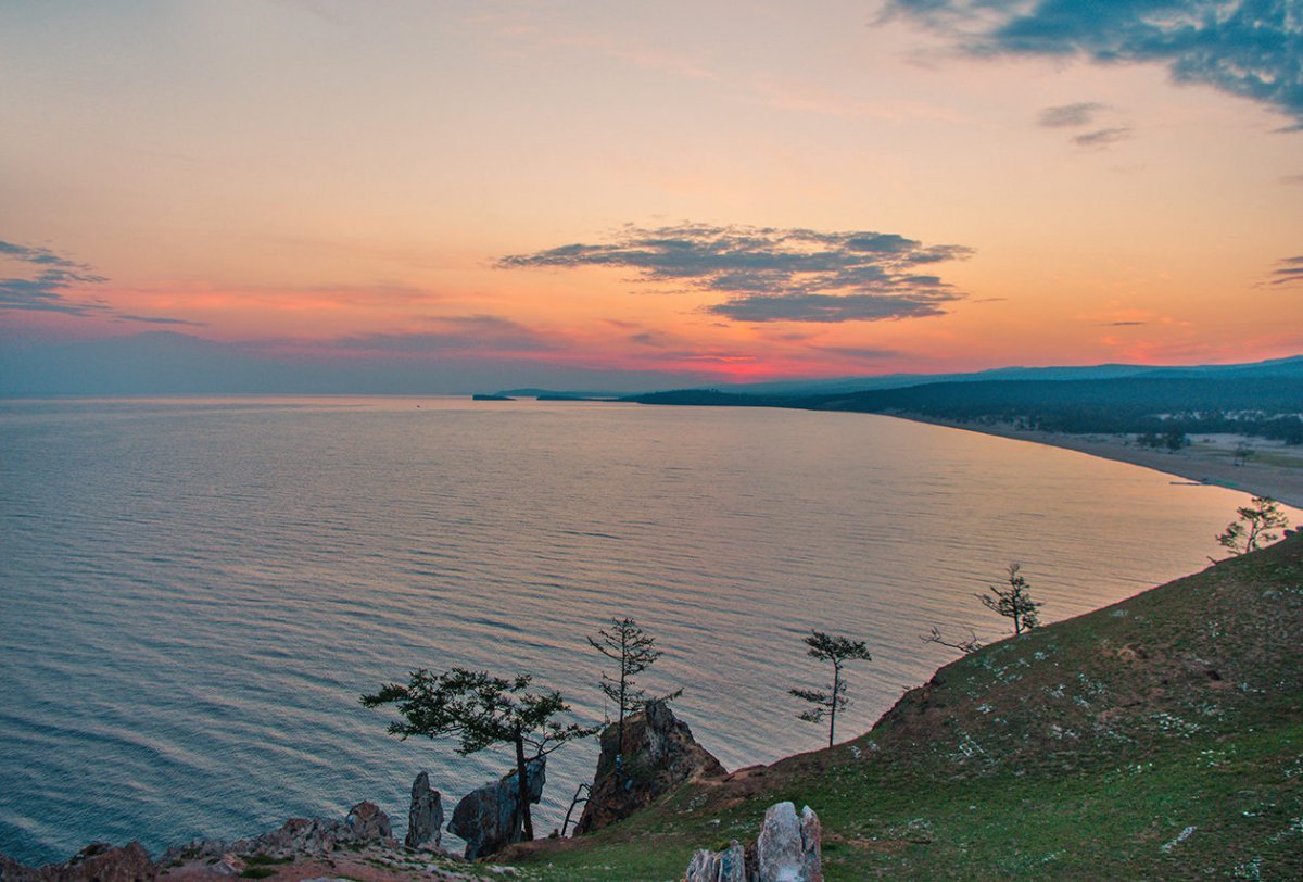 Лёд Байкала бухта Песчаная